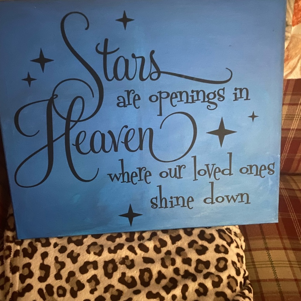 Stars are Openings in Heaven Sign